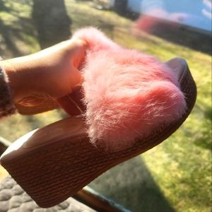 Cloud and Castle fur wedges